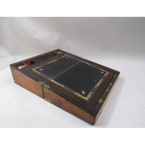 1499 - VICTORIAN BURR WALNUT WRITING BOX