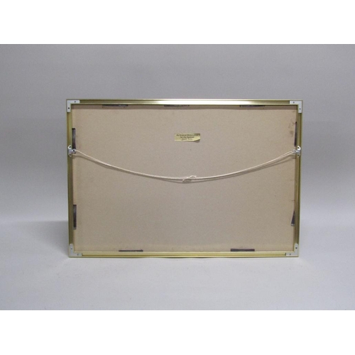 1101 - SPENCER - SUMMERTIME LAKE, SIGNED WATERCOLOUR, F/G