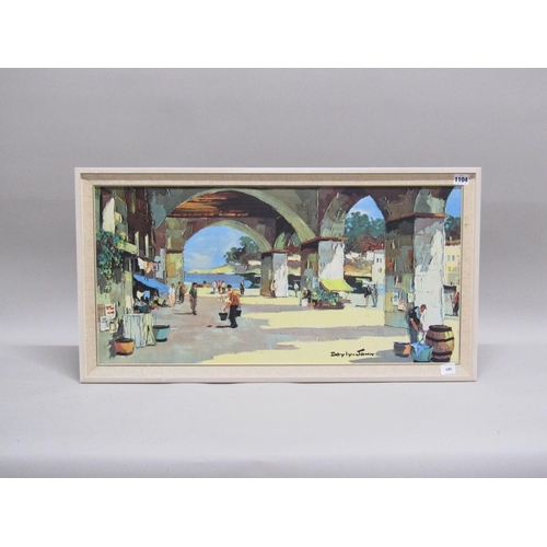 1104 - FRAMED COLOURED DOYLY JOHN PRINT