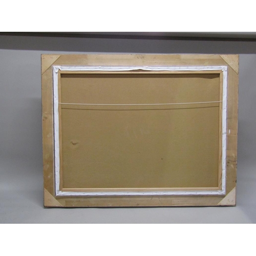 1107 - MAKINSON - HUNTSMAN AND HOUNDS, OIL ON CANVAS, FRAMED