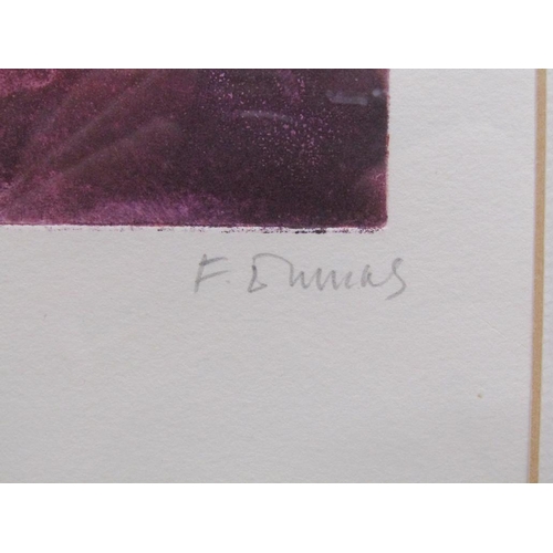 1117 - FELISE DUMAS - POPPY BLOWUP, F/G COLOURED PRINT