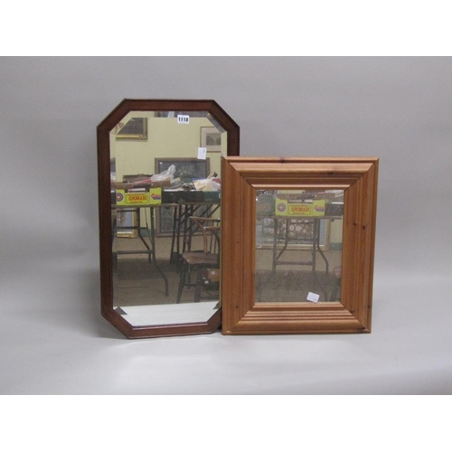 1118 - TWO WALL MIRRORS