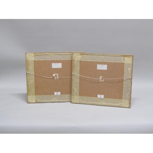 1120 - PAIR OF F/G COLOURED PRINTS - HMS COLOSSUS & HMS VICTORIA