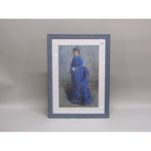 1123 - A RENOIR - F/G COLOURED PRINT - LADY