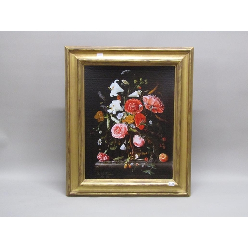 1127 - F/G OELOGRAPH AFTER VAN HAYSIUM, FLOWERS