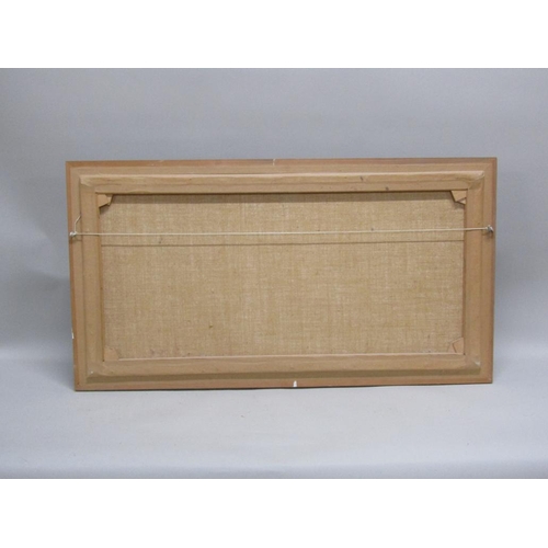 1137 - GLENN - NIGHT TIME STREET SCENE WITH HORSE AND CARRIAGE, SIGNED OIL ON CANVAS, FRAMED