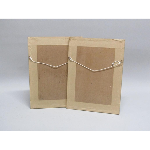 1143 - PAIR - T MORTIMER, CONTINENTAL RIVER SCAPES WITH SAILING VESSELS, F/G