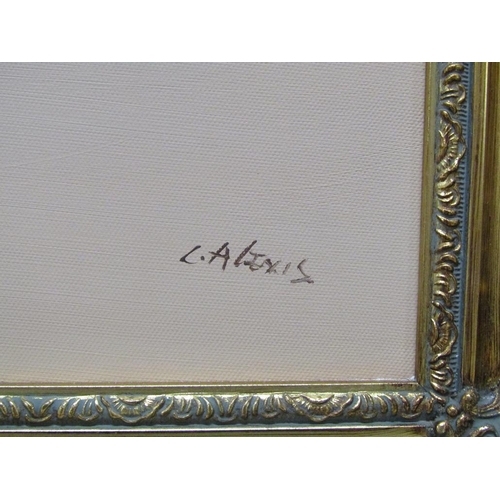 1151 - L ALEXIS - SAILING VESSEL, SIGNED OIL ON CANVAS, FRAMED