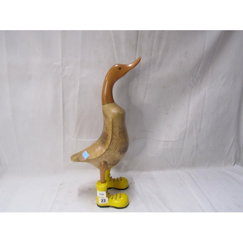 23 - WOODEN DUCK