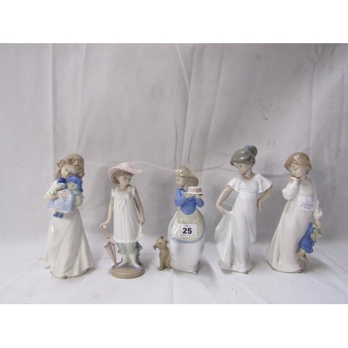 25 - FIVE NAO FIGURES