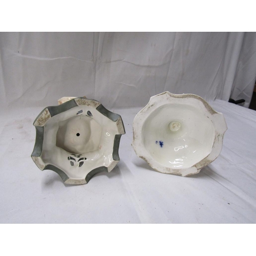 60 - TWO CONTINENTAL FIGURINES, A/F