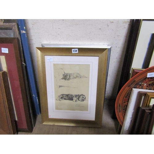 134 - FOUR FRAMED PRINTS