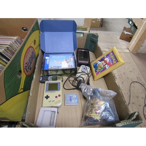 154 - OLD TELEPHONE, GAME BOY ( NO BATTERY COVER)ETC