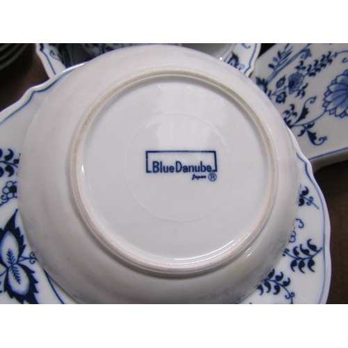 202 - TWO BOXES OF BLUE DANUBE CHINA