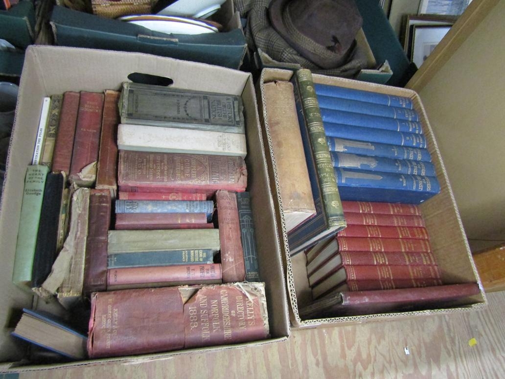 TWO BOXES OF MIXED BOOKS