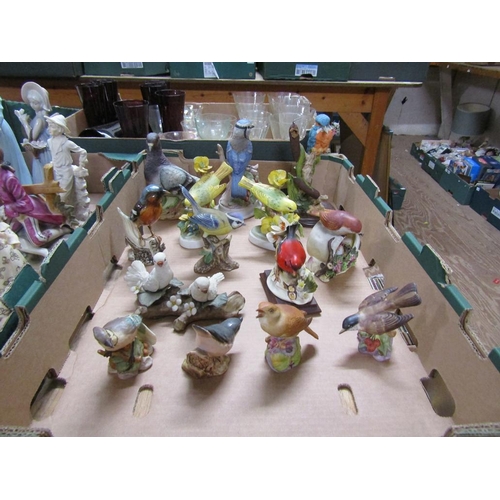 234 - BOX OF BIRD FIGURINES
