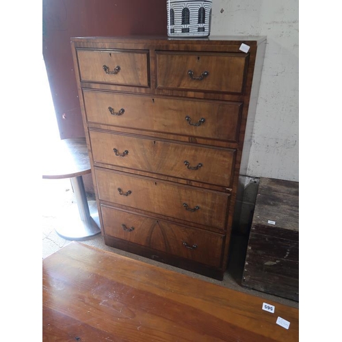 551 - EARLY 20C MAHOGANY CHEST
