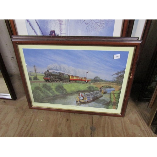 147 - COLL. OF FRAMED RAILWAY PRINTS