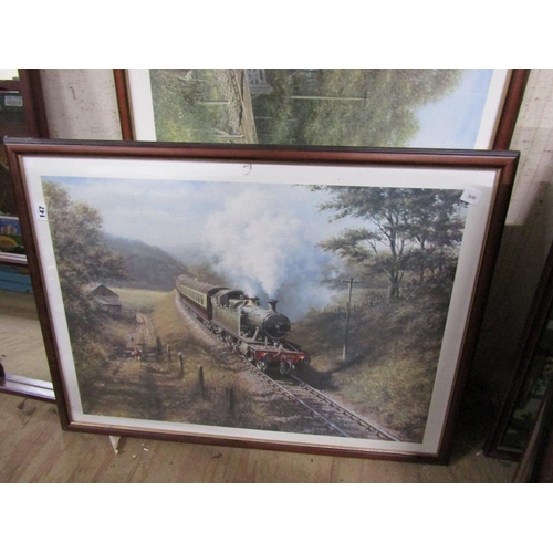 147 - COLL. OF FRAMED RAILWAY PRINTS