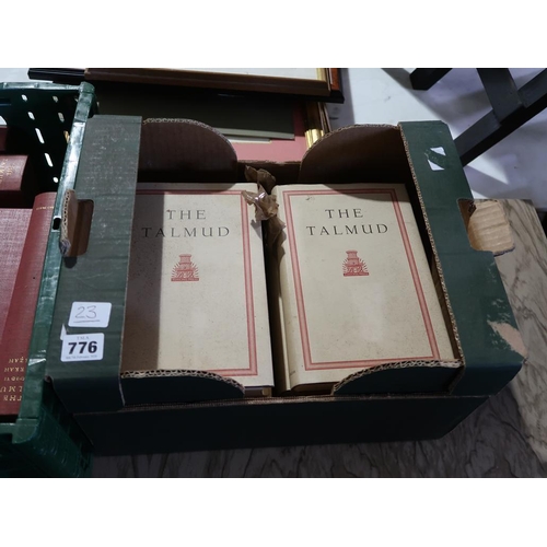 776 - TWO BOXES OF MIXED BOOKS