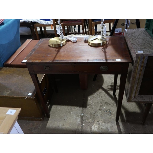 777 - GEORGIAN TWO DRAWER DESK