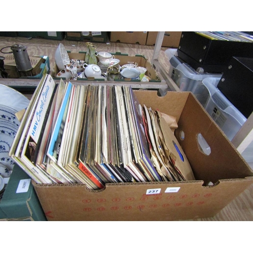 237 - BOX OF RECORDS