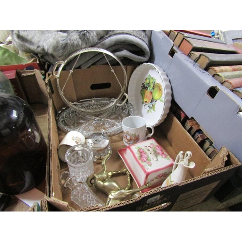 297 - BOX OF CHINA AND GLASS