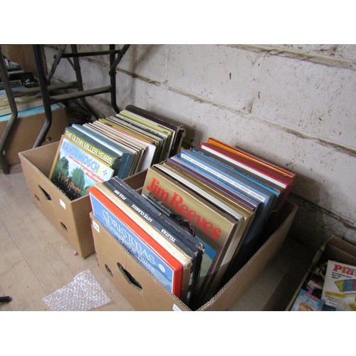 312 - TWO BOXES OF MIXED RECORDS