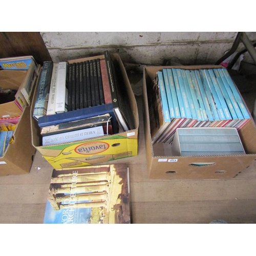 313 - TWO BOXES OF MIXED BOOKS