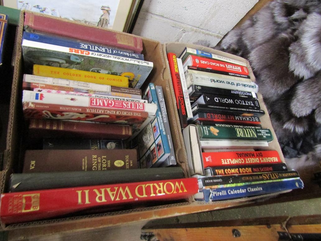 TWO BOXES OF MIXED BOOKS