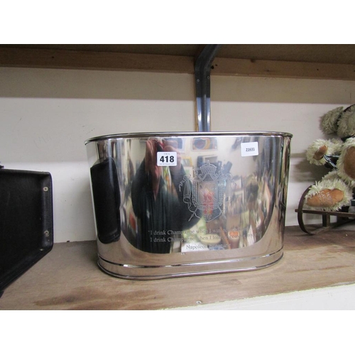 418 - REPRODUCTION CHAMPAGNE COOLER