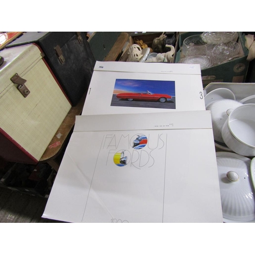 368 - TWO FORD CAR CALENDARS