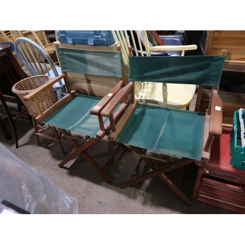 632 - TWO DIRECTORS CHAIRS