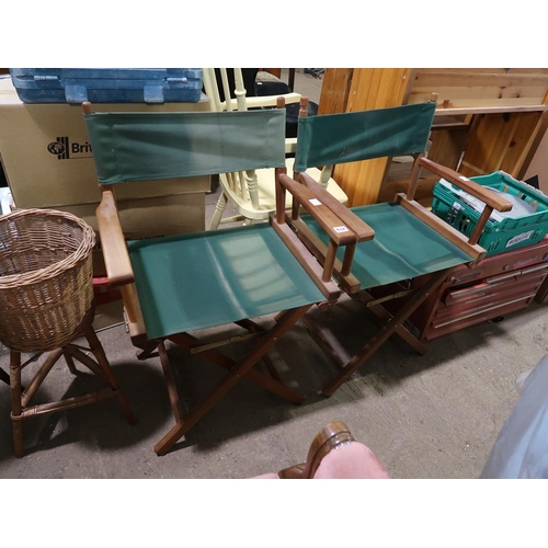 632 - TWO DIRECTORS CHAIRS