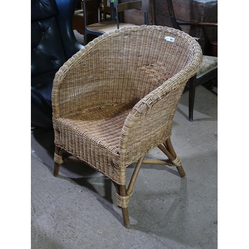 651 - WICKER CHAIR