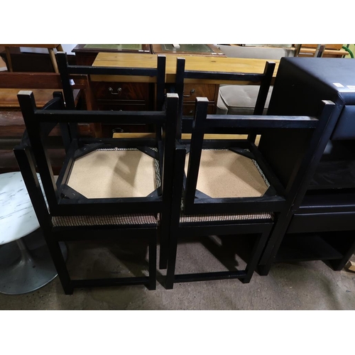 664 - FOUR DINING CHAIRS