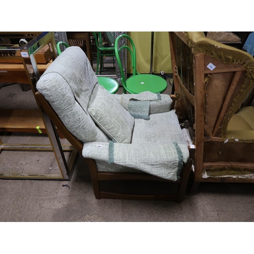 684 - BUTTON BACK ARMCHAIR