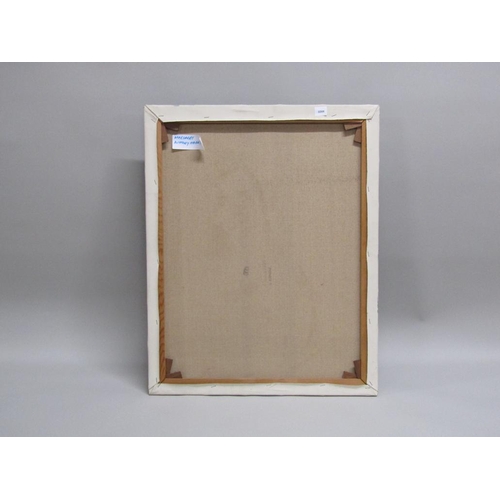 1203 - PORTRAIT OF A LADY 'MARGARET', OIL ON CANVAS, UNFRAMED