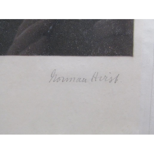 1206 - NORMAN HIRST - PHOTOGRAPHIC PORTRAIT OF A YOUNG GIRL, F/G