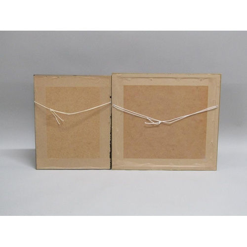 1210 - M GEAR - 'PANDA' & UN-NAMED CAT, SIGNED WATERCOLOUR, F/G