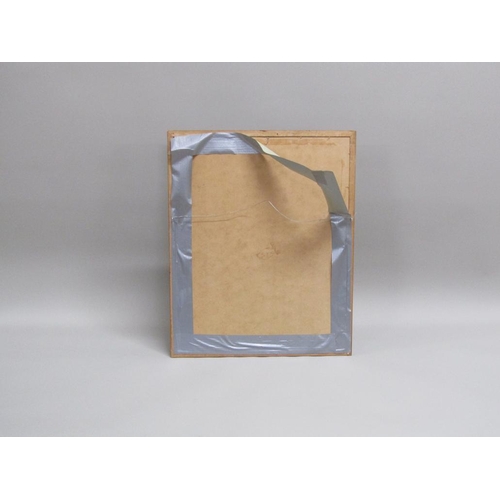 1212 - P AUGIER - END OF THE DAY, F/G SEPIA WATERCOLOUR