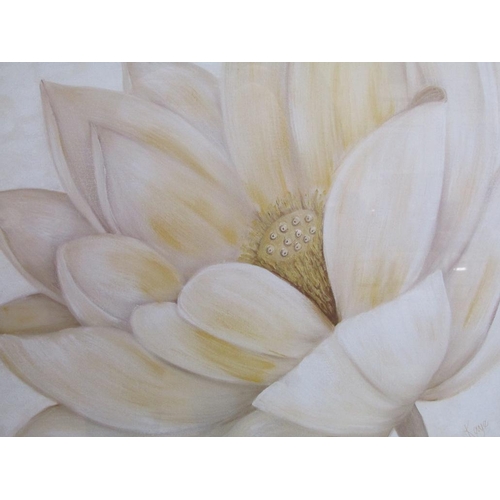 1225 - KAYE - FLOWER, COLOURED PRINT, F/G