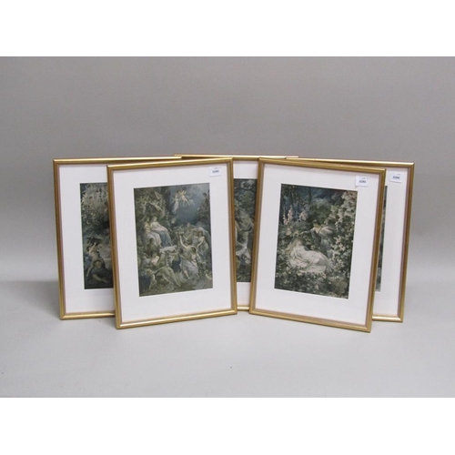 1226 - COLL. OF SIX F/G COLOURED PRINTS - CLASSICAL MYSTICAL SCENES, F/G