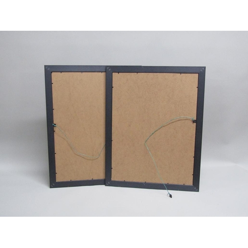 1231 - RIA ALDROWSKI - TWO ARAB GENTLEMAN, WATERCOLOURS, F/G