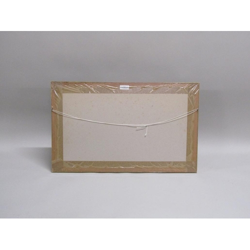 1250 - UNSIGNED - WATERING THE HORSES, F/G WATERCOLOUR