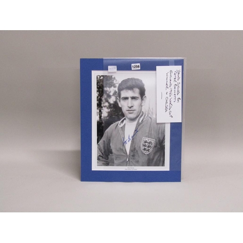 1256 - HAND SIGNED PETER BONETTI PHOTOGRAPHIC PRINT, WORLD CUP ENGLAND 1966 & CHELSEA