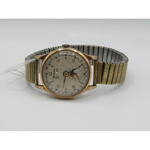 1449 - HELVETIA MOON PHASE DATE CALENDAR WATCH