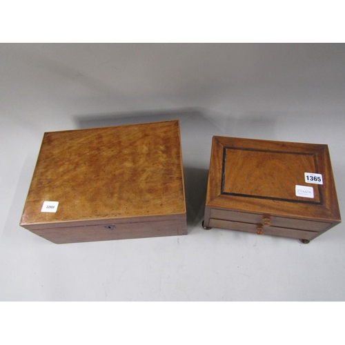 1365 - TWO 19C WORK BOXES