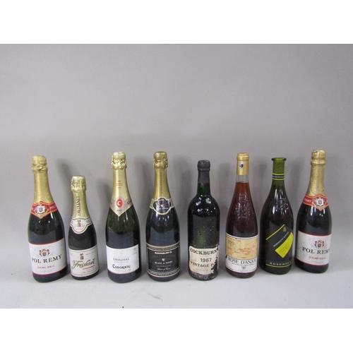 1368 - BOX OF EIGHT BOTTLES OF CHAMPAGNE ETC