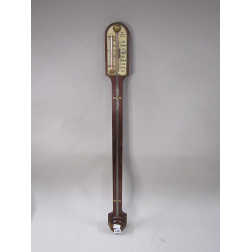 1381 - BLATT OF BRIGHTON STICK BAROMETER